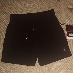Spyder Active ProWeb Black Stretch Athletic Shorts Size M